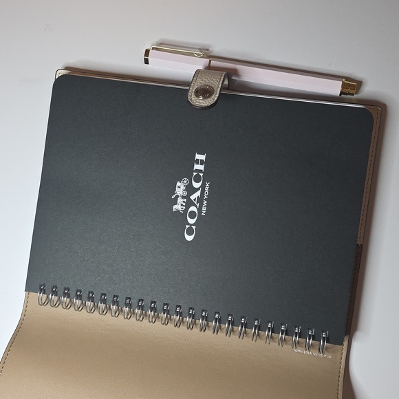 Coach Colorful Rocket Print Notebook Cover - pebbled leather - Picture 7 of 16